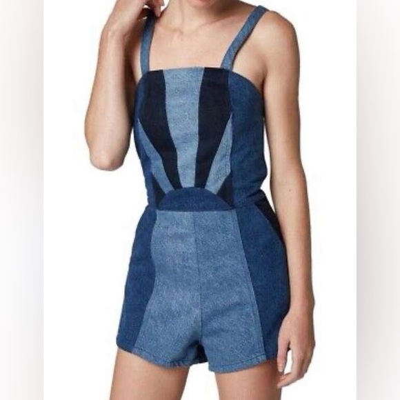 BLANK NYC Denim romper - Picture 1 of 11